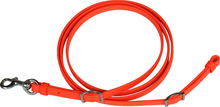 Berlin Custom Leather Biothane Roper Rein Orange