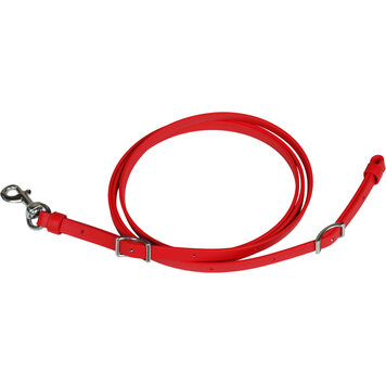 Berlin Custom Leather Biothane Roper Rein Red