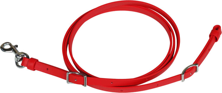 Berlin Custom Leather Biothane Roper Rein Red