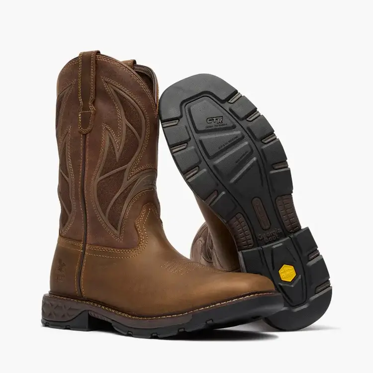 Georgia Boot Carbo-Tec Flx Pull On Work Boot