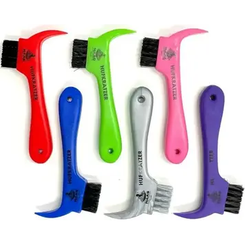 HAAS Hoof Pick With Brush Assorted Colors