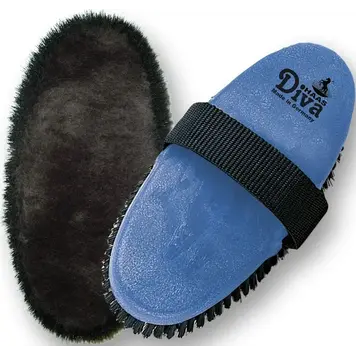 HAAS Diva Brush With Merino Lambswool Blue