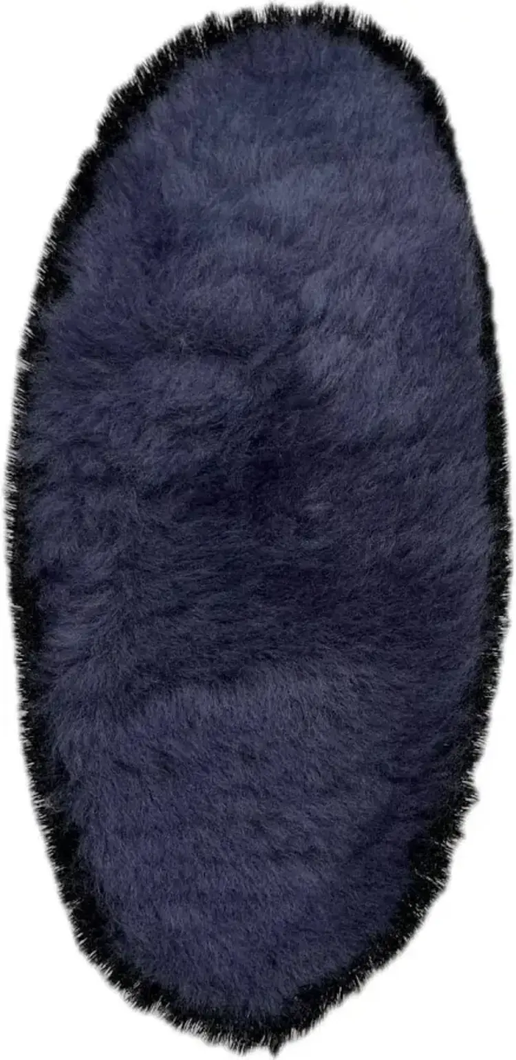 HAAS Diva Brush With Merino Lambswool Blue