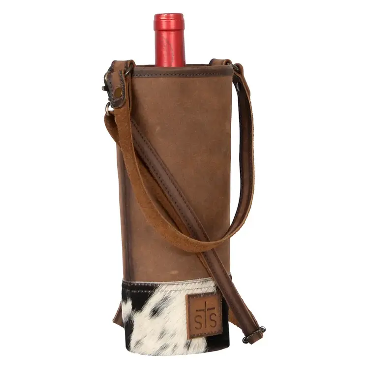 STS Ranchwear Cowhide Wine Bag Assorted