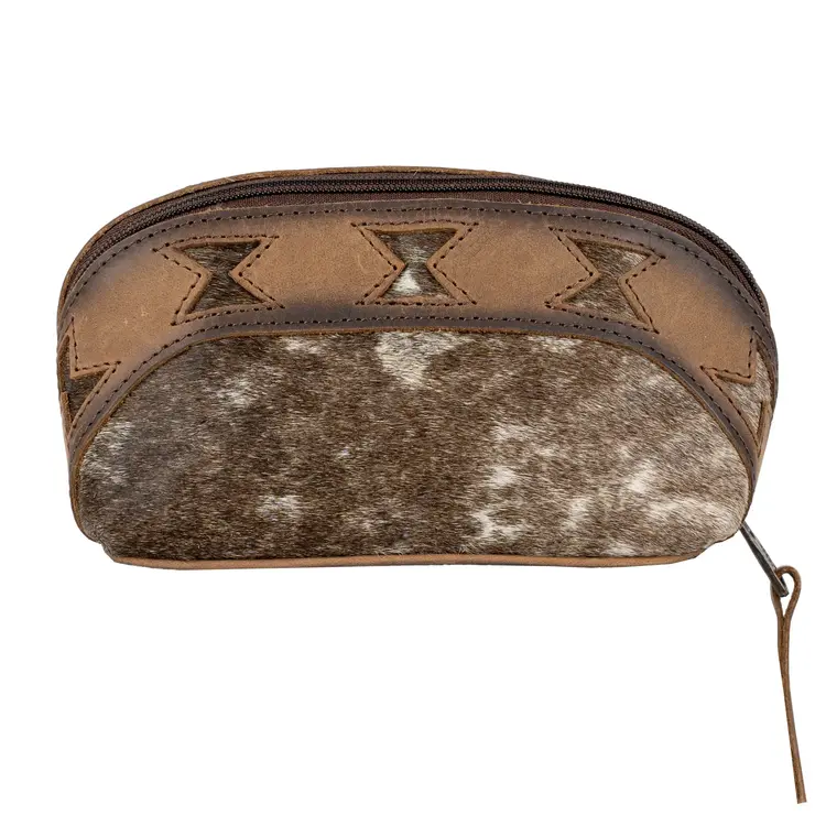 STS Ranchwear Roswell Cowhide Belle Makeup Pouch Assorted