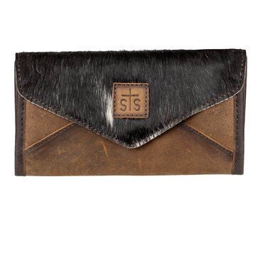 STS Ranchwear Cowhide Style Wallet Assorted