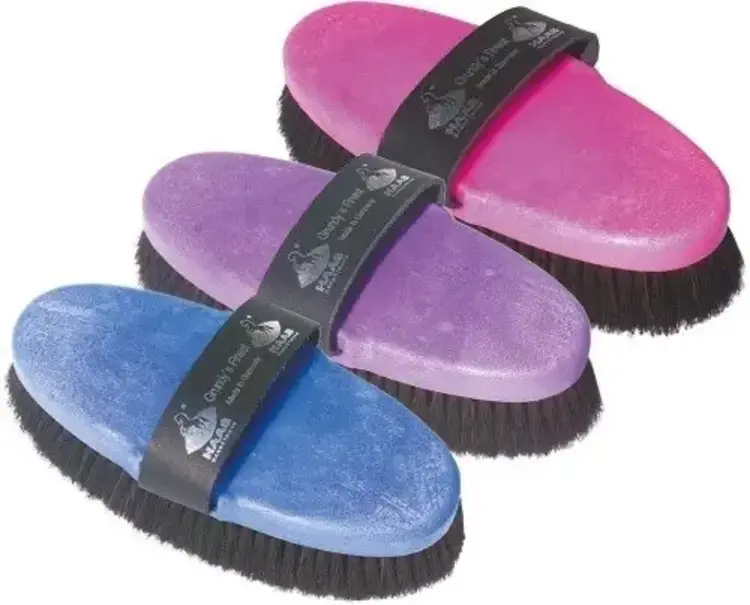 HAAS Grundys Finest Horse Hair Brush Assorted Colors
