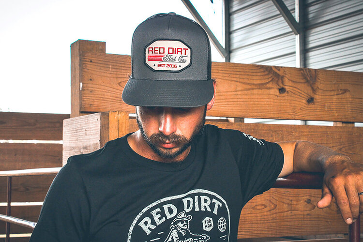 Red Dirt Hat Co Sundown Cap Charcoal Black
