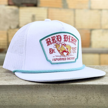 Red Dirt Hat Co Youth Mutton Bustin Cap White