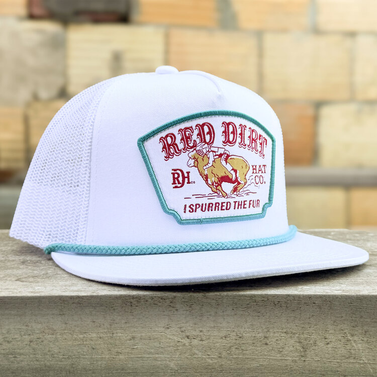 Red Dirt Hat Co Youth Mutton Bustin Cap White