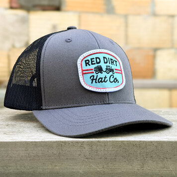 Red Dirt Hat Co Youth Balin Hay Cap Charcoal Black