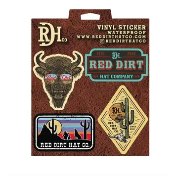Red Dirt Hat Co Desert Vinyl Sticker Pack