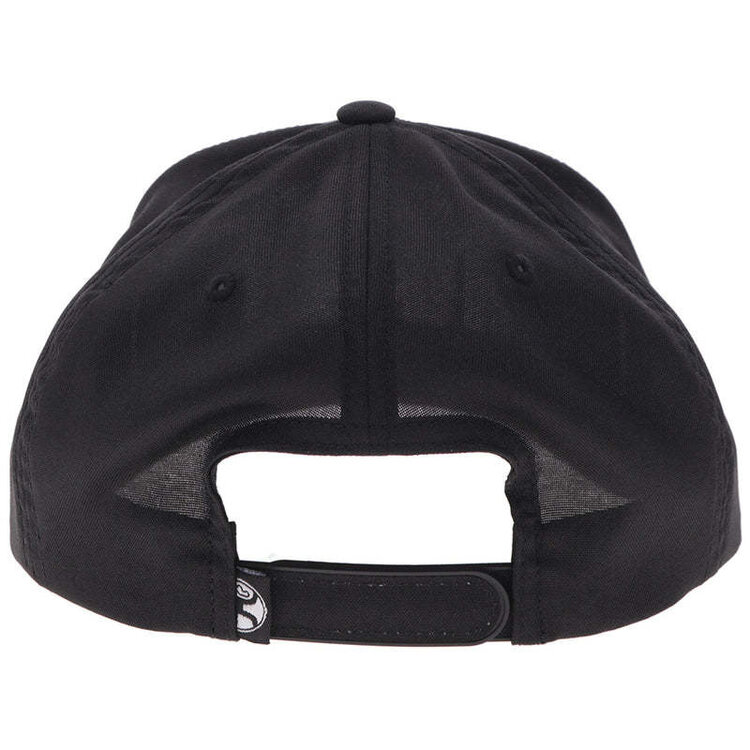 HOOey Wild Ride Cap Black White Blue Logo