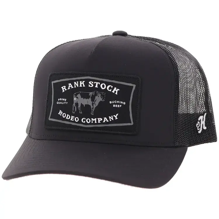 HOOey Rank Stock Cap Black