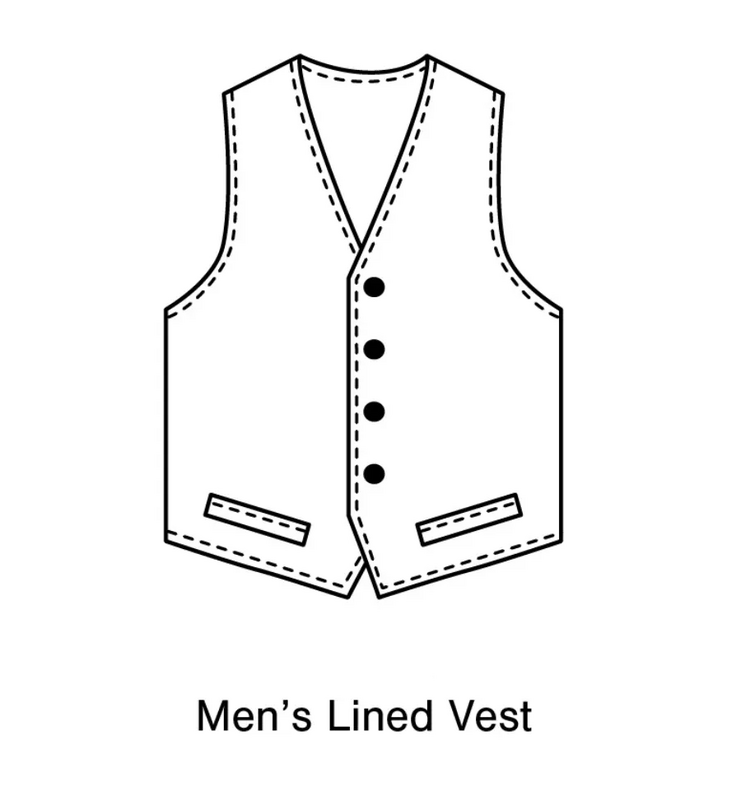 Rhonda Stark Designs Lined Vest W/ Pockets Dark Chocolate