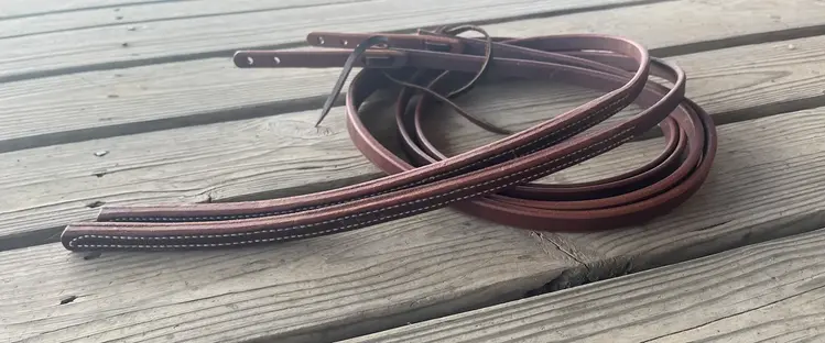 Cowperson Tack 5/8" Weighted Split Reins