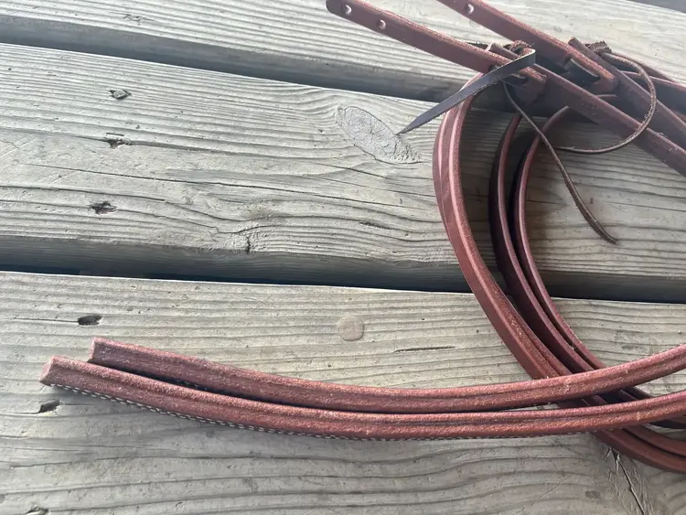 Cowperson Tack 5/8" Weighted Split Reins