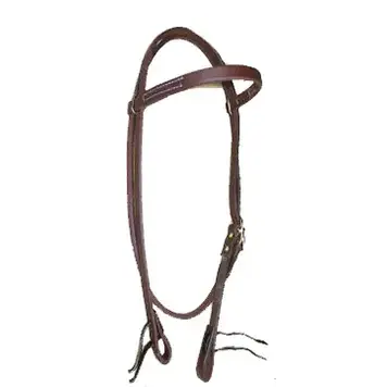 Cowperson Tack Cowboy Browband Headstall W/ SS