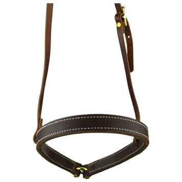 Cowperson Tack Dark Leather Noseband