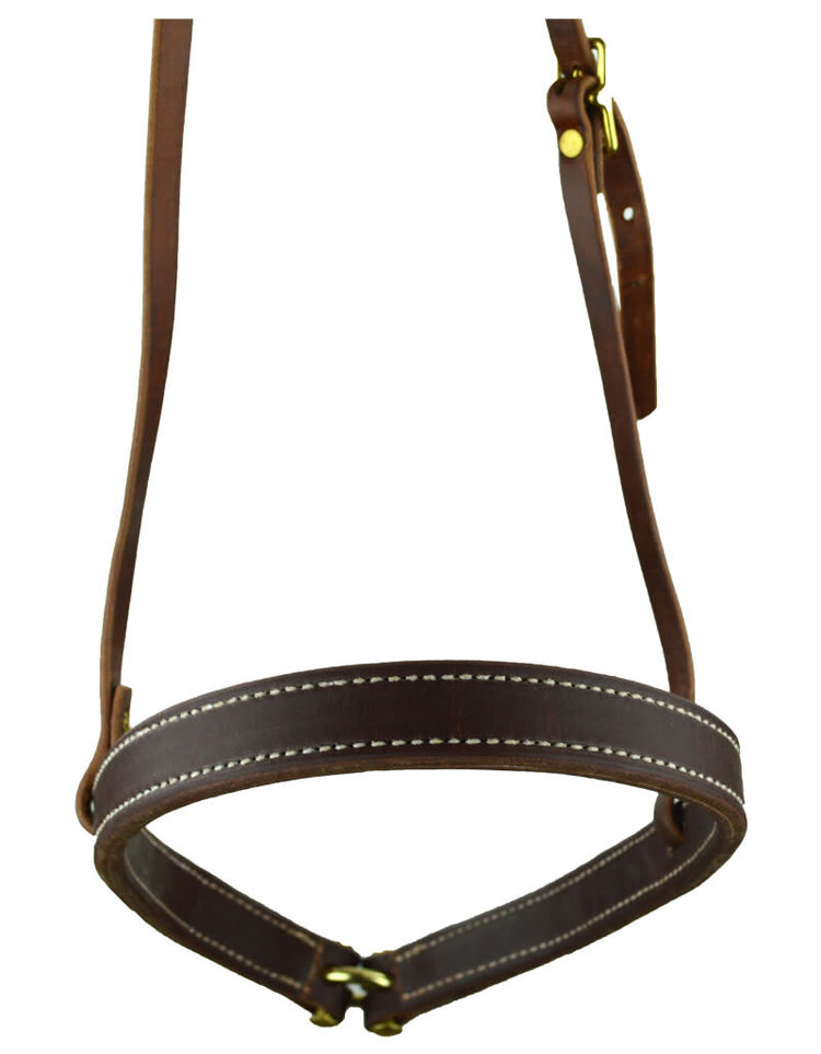 Cowperson Tack Dark Leather Noseband