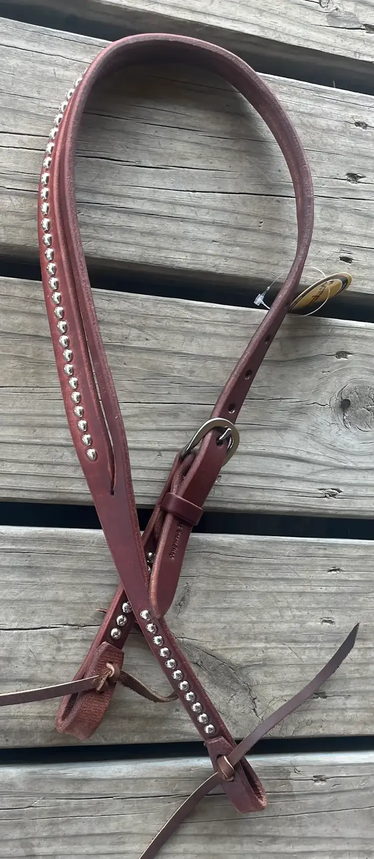 Cowperson Tack 3/4" Slit Ear W/ Fancy Dots