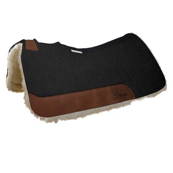 5 Star Equine Products The All Around Pad Fleece Lining Black 7/8"