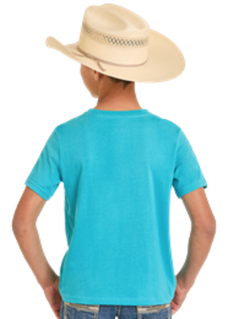 Dale Brisby Youth Ol Son Tee Turquoise