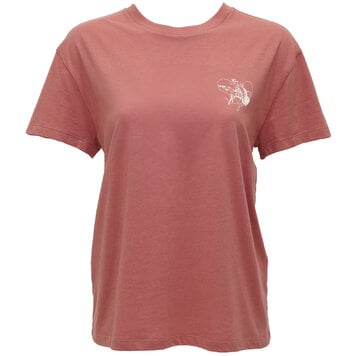 HOOey Buffalo Heart Tee Light Mahogany