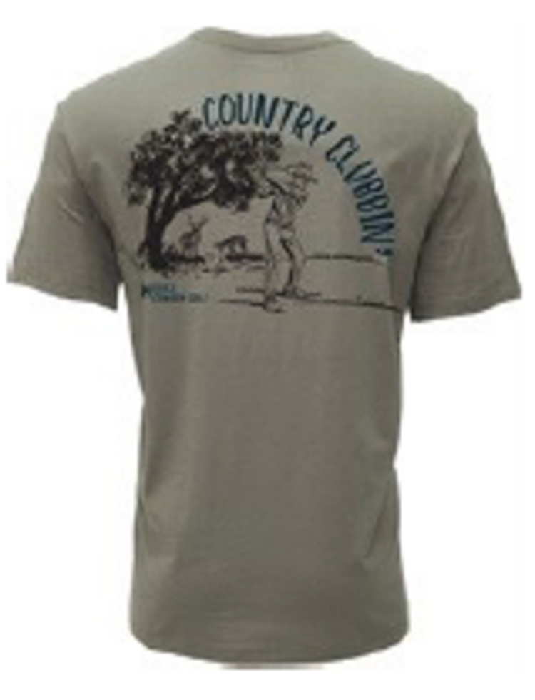 HOOey Country Clubbin Tee Olive
