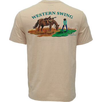 HOOey Western Swing Cowboy Tee Tan