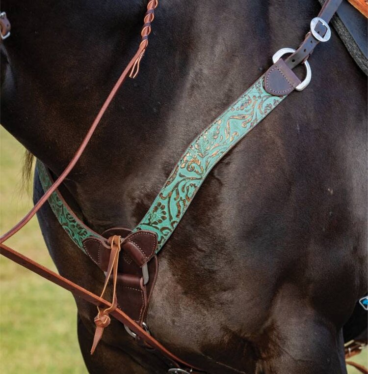Professional's Choice Copper Emerald 2" Contoured Breast Collar