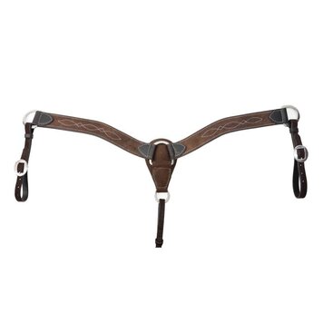 Professional's Choice Roughout Gunslinger 2" Contoured Breast Collar Chocolate