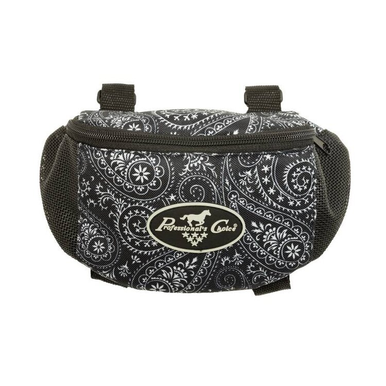 Professional's Choice Pommel Bag Paisley Black