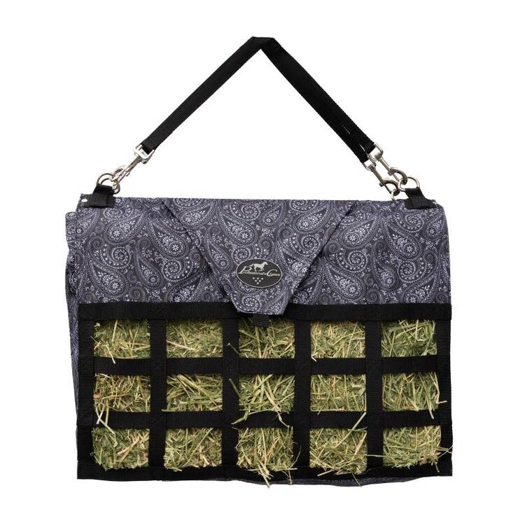 Professional's Choice Medium Feed Hay Bag Paisley Black