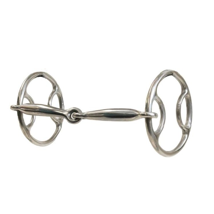 Professional's Choice Fixed O Ring Smooth Snaffle