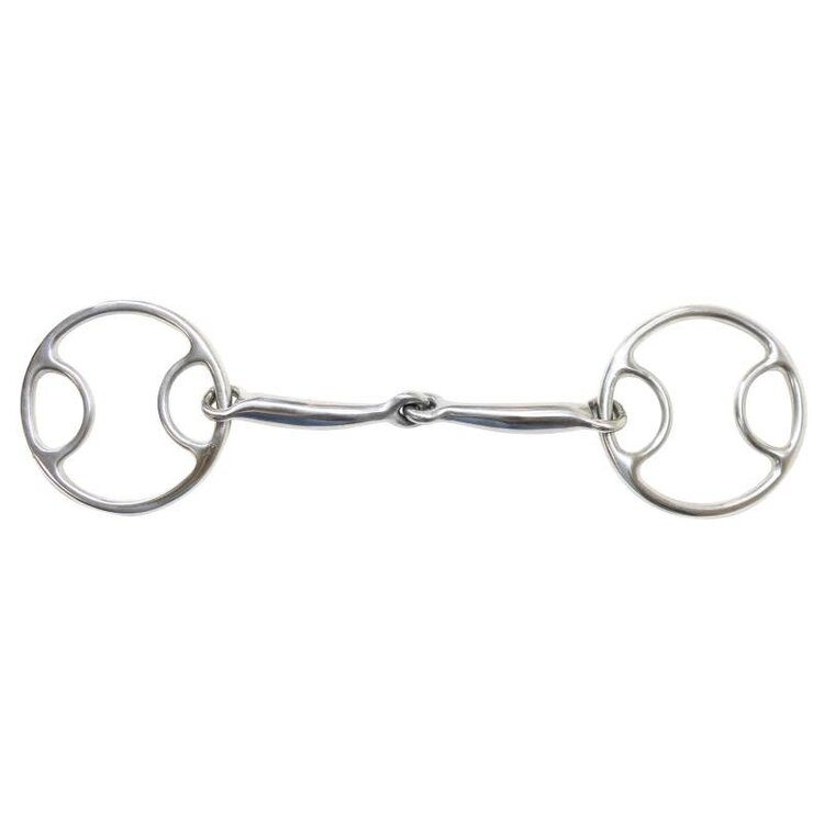 Professional's Choice Fixed O Ring Smooth Snaffle