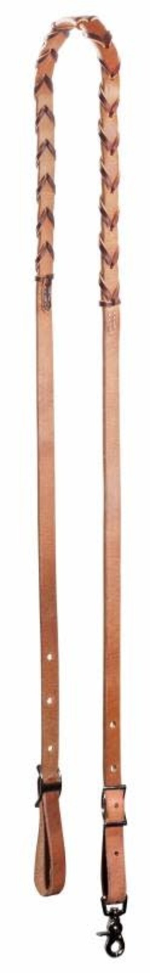 Harness Leather Laced Barrel Reins 5/8"
