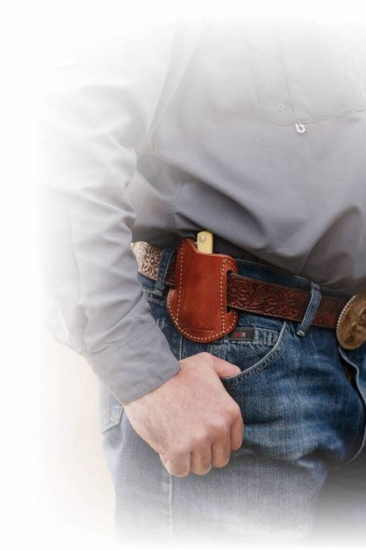 Professional's Choice Leather Angled Knife Sheath Left