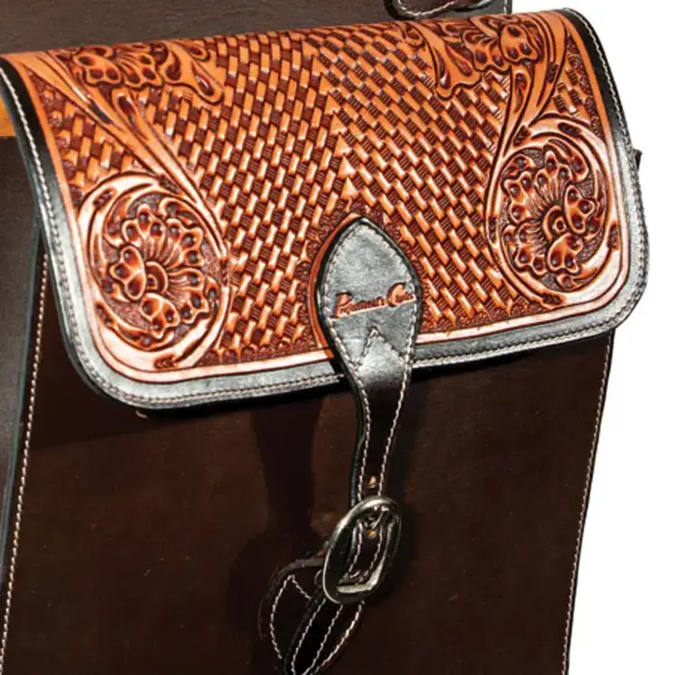 Professional's Choice Saddle Bag Tooled Leather