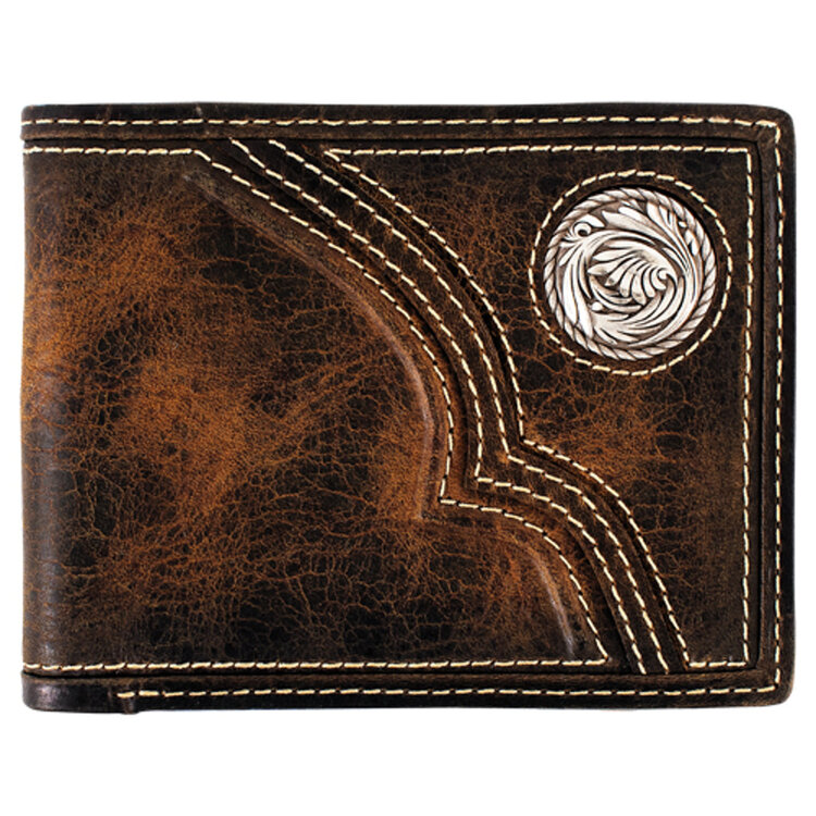 Justin Bifold Trapunto W/ Concho