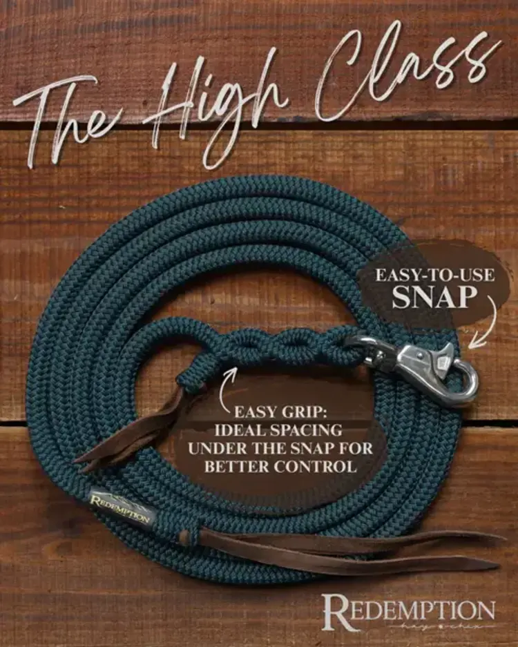 Hay Chix High Class Snap Lead Rope Black