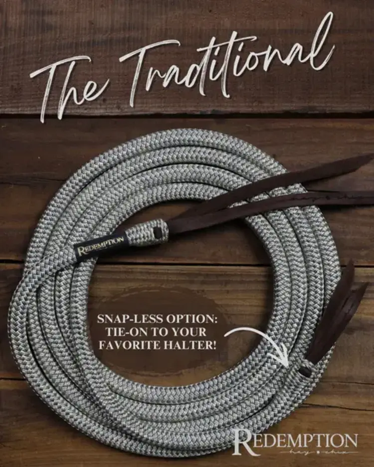 Hay Chix Traditional Snap Less Lead Rope Black