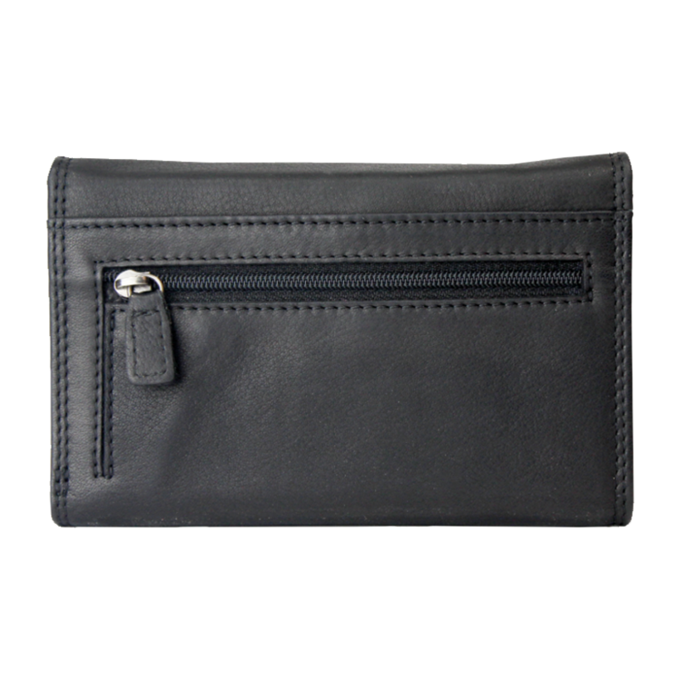 Rugged Earth Ladies Leather Wallet Black