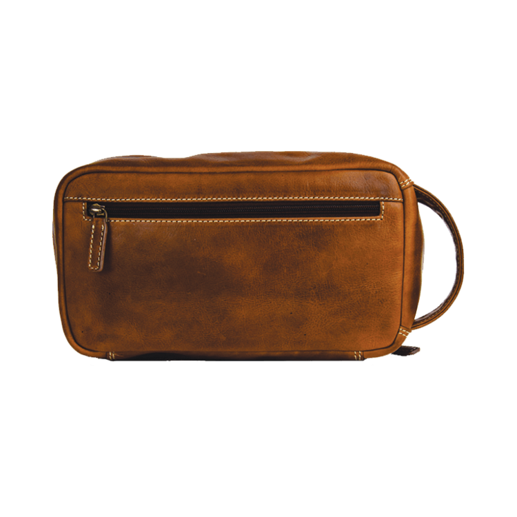 Rugged Earth Mens Leather Toiletry Case