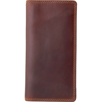 Rugged Earth Plain Leather Fold Over Wallet