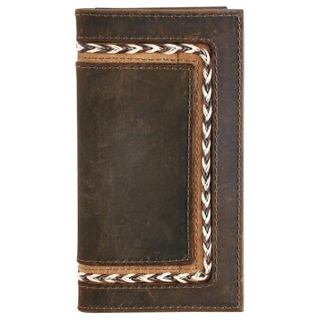 Justin Junior Rodeo Wallet W/ Horse Hair Braid