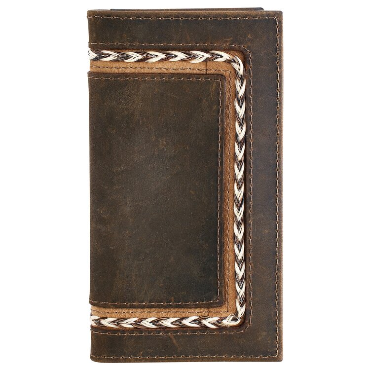 Justin Junior Rodeo Wallet W/ Horse Hair Braid