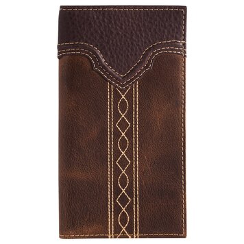 Justin Rodeo Wallet Yoke W/ Stitching