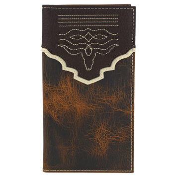 Tony Lama Rodeo Wallet Brown Oiled