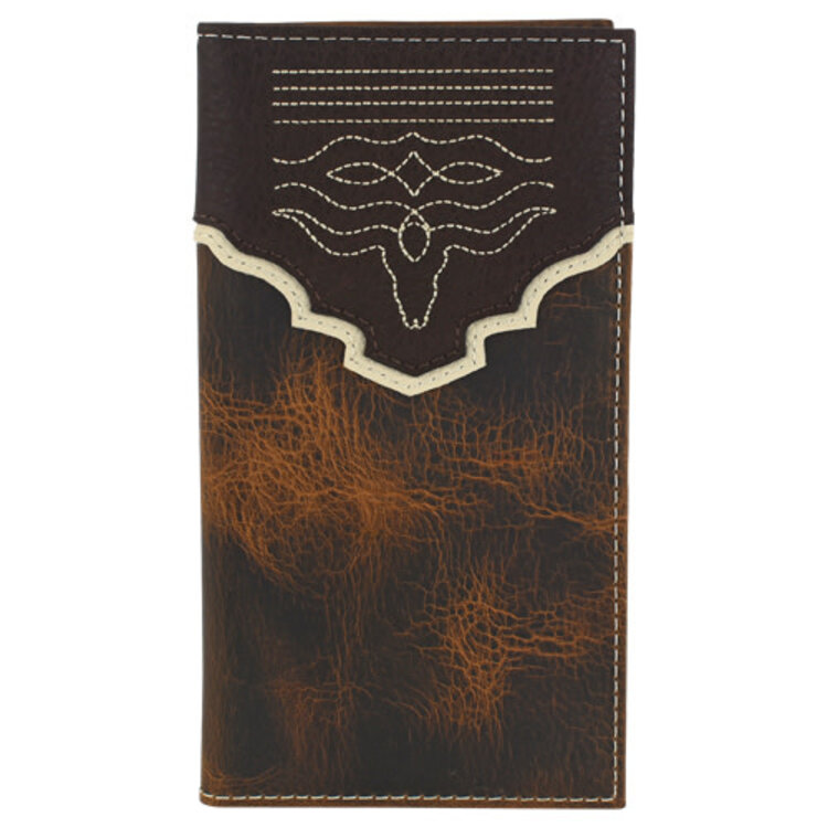 Tony Lama Rodeo Wallet Brown Oiled